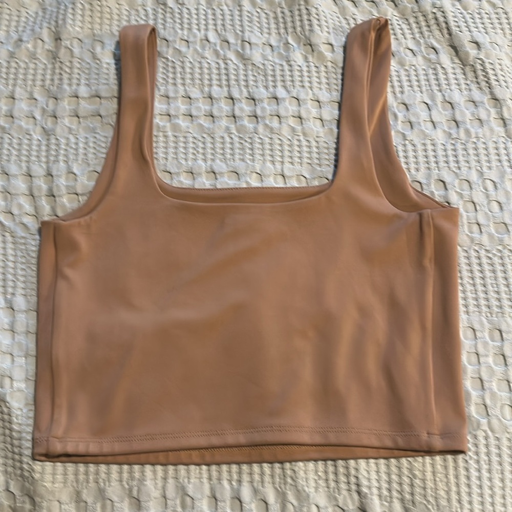 Tan Square neck tank top - Picture 5 of 5